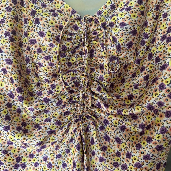 SALE: ZARA Floral Satin Slip Dress - Picture 4 of 6